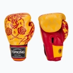 Боксёрские перчатки Top King Boxing Dragon yellow