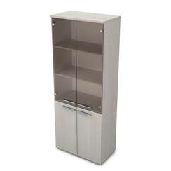 9Ш.005.12 Шкаф высокий со стеклом (800*450*2045)