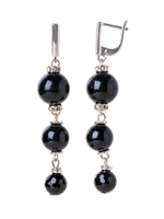 20124240 Серьги Роман с камнем