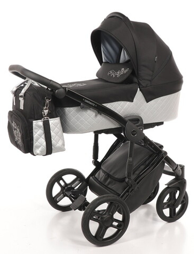 Детская коляска Nuovita Diamante 2 в 1 Argento / Серебряный