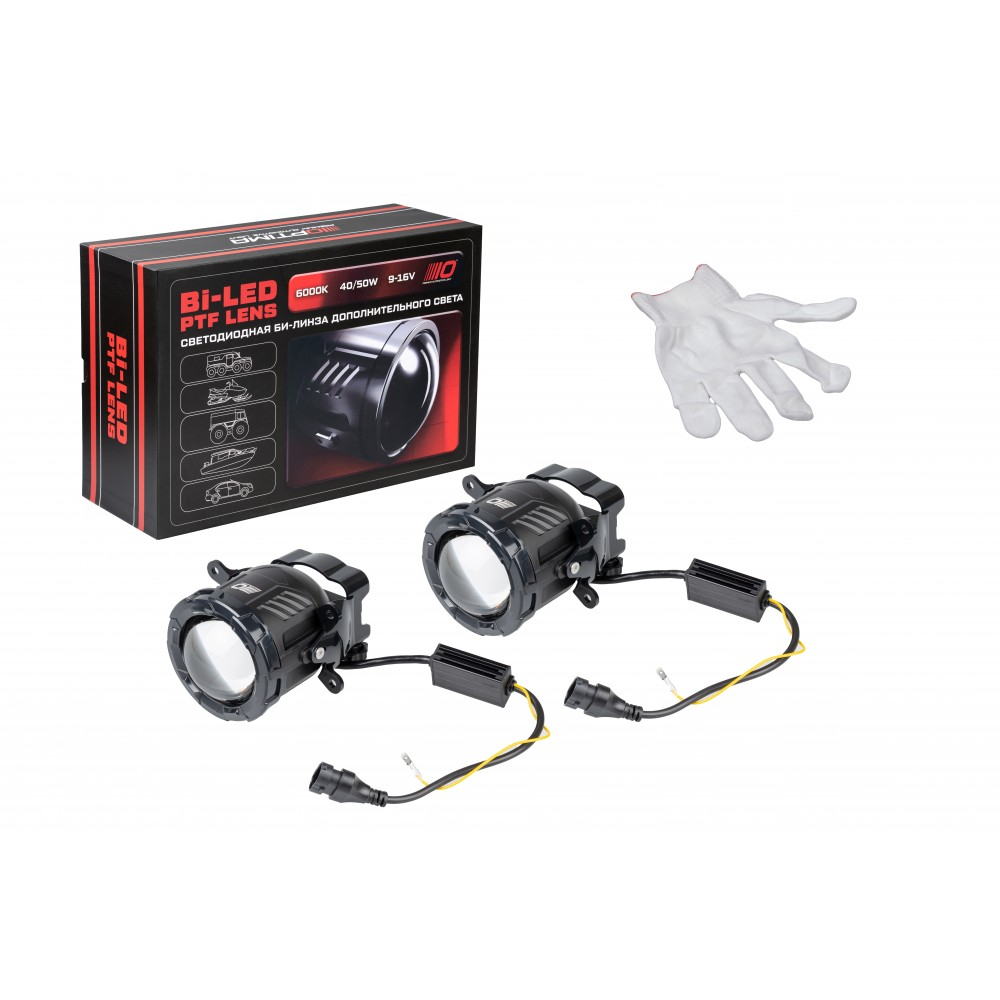 Optima Bi-LED PTF Lens 3,0″ 40Вт/50Вт 6000К Ford Renault Vesta