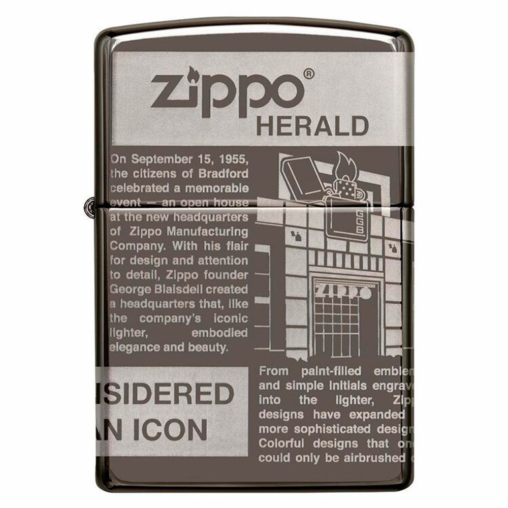 Зажигалка Zippo Classic Newsprint Design