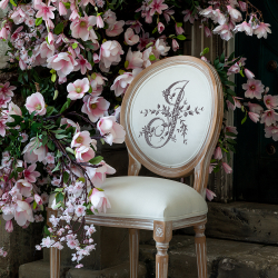 Стул Объект мечты Монограмма буквы I