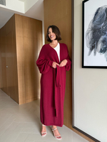 Кардиган в винном цвете