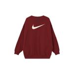 Свитшот Nike Alphanumeric Ribbed Crew, бордо