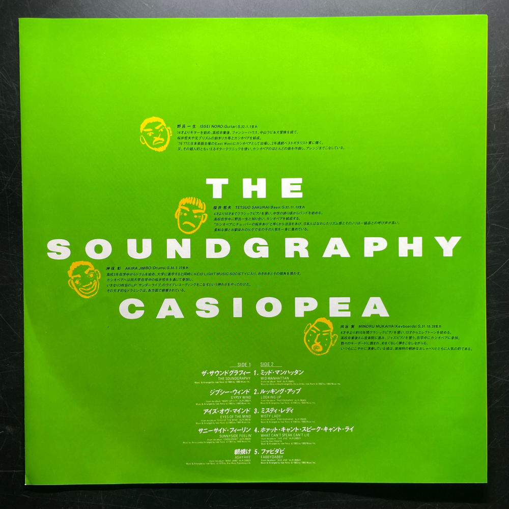 Casiopea ‎– The Soundgraphy (Япония 1984г.)