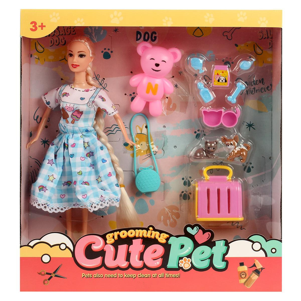 Кукла тип Модель с аксессуарами, коробка GY413