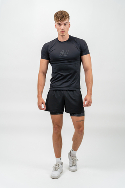 Футболка WORKOUT COMPRESSION T-SHIRT ENDURANCE 346
 Черная