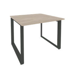 Onix Стол переговорный O.MO-PRG-1.1 Дуб Аттик/Металл Антрацит 980*980*750