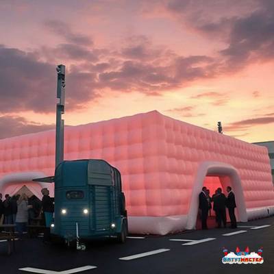 Пневмокаркасный куб «Форт 2» 15×15×6 м — из ПВХ, для выставок, фестивалей и торговых зон