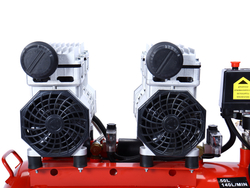 Компрессор пневматический 220В 1.5кВт 8атм.140л/мин. ресивер-50л поршневой безмасляный GTE