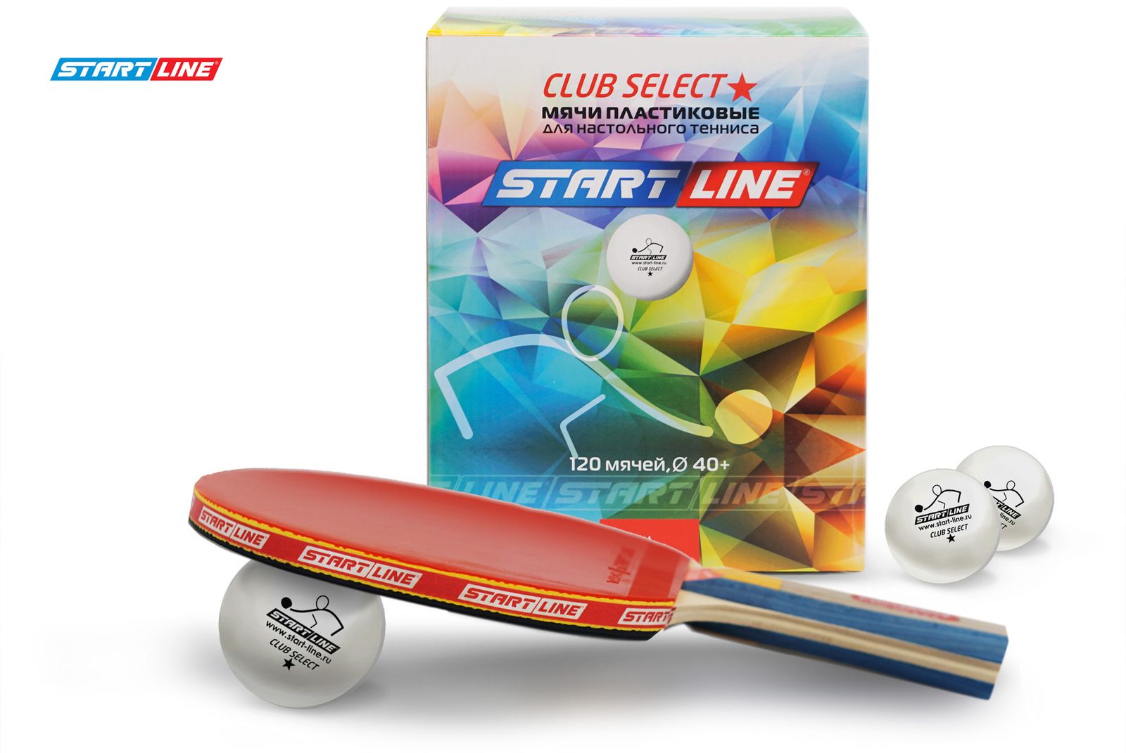 Мячи Start line Club Select 1* New (120 шт, бел.) фото №5