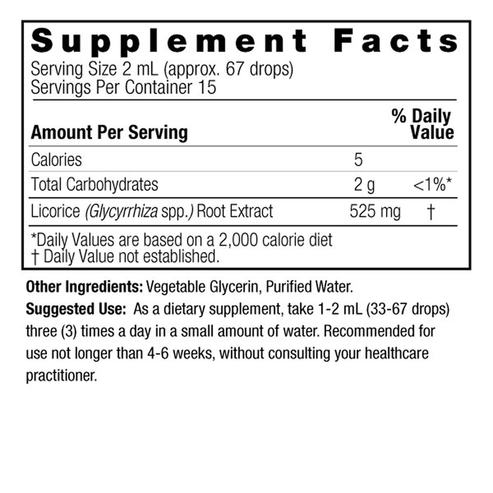 Экстракт корня солодки, Nature&#39;s Answer Licorice Root Liquid Extract, 30 мл 2