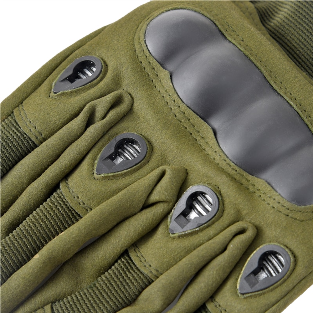 Перчатки со вставкой Олива