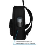 Рюкзак Berlingo Casual City black 39,5х27х13см, 500 гр., 1отд. 3карм, уплотненная спинка