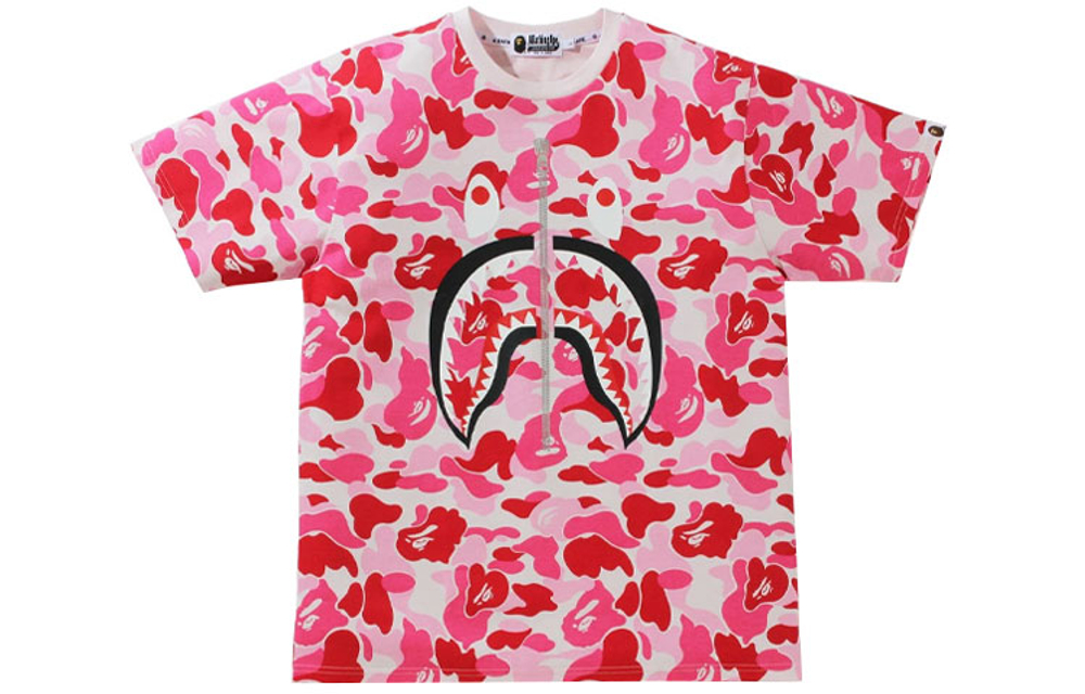 A Bathing Ape Big Abc Camo Shark Tee
