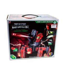 Р/У боевой робот-паук Space Warrior, лазер, диски, красный, Ni-Mh и З/У, 2.4G