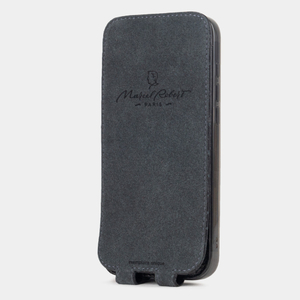 Чехол iPhone 16 Pro Max натуральная кожа аллигатора, черного цвета