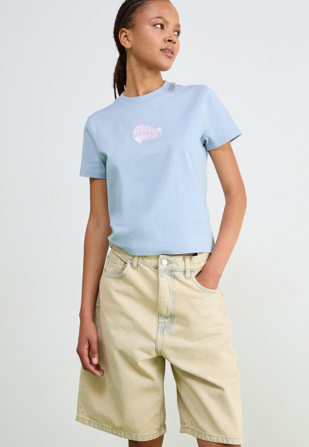 Carhartt WIP Футболка с принтом - Розовый