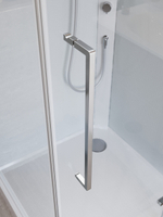 Душевая кабина BelBagno UNO-CAB-A-1-90-C-Cr-Bi-TOP-R, правосторонняя