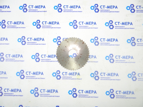 Фреза отрезная по металлу 63х0.8х16мм. z=48 Р6М5 без фаски без ш/п