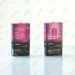 Розовый текстурированный вибромассажер Charms Key