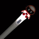 Ручка гелевая Alingar, "Космо", 0,7 мм, черная, с подсветкой, иголь. наконечник, круглый, цветной, пластиковый корпус, карт. уп.