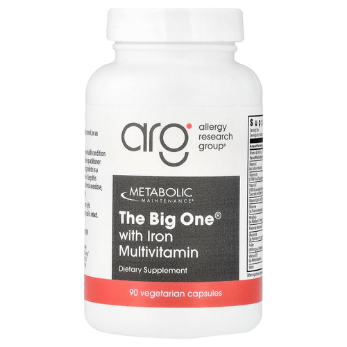 Metabolic Maintenance, The Big One®, мультивитамины с железом, 90 вегетарианских капсул