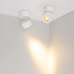 Светильник SP-POINT-SURFACE-R85-12W Warm3200-MIX (WH, 15 deg, 230V) (Arlight, IP20 Металл, 5 лет) 058614