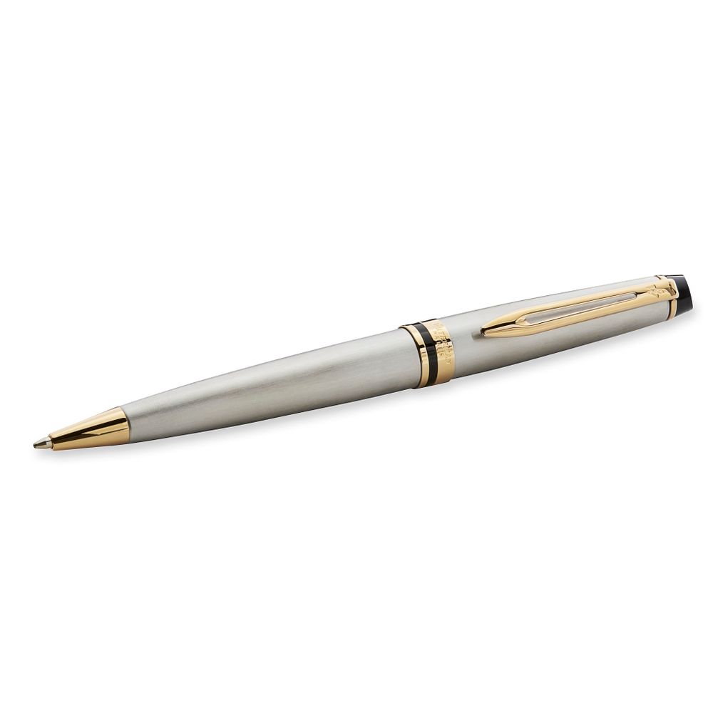 Шариковая ручка Waterman Expert 3, цвет: Stainless Steel GT, стержень: Mblue