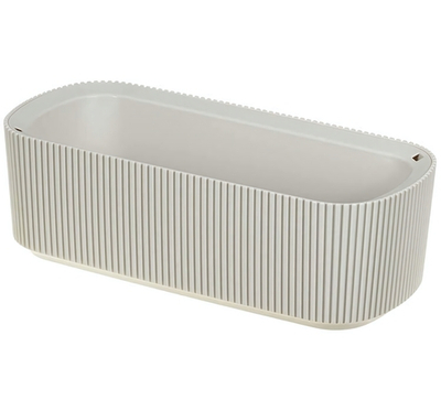 Кашпо СТРИП прямоугольное 290*130мм 1,7 л со вставкой М3251