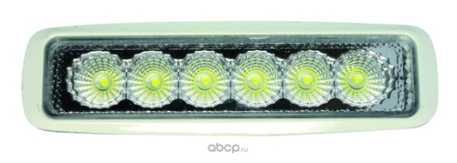 Фара светодиодная дополнительная 6 SMD 18W, 1260LM, 9-30V, 6000K, FLOOD-ближний (МАЯК)