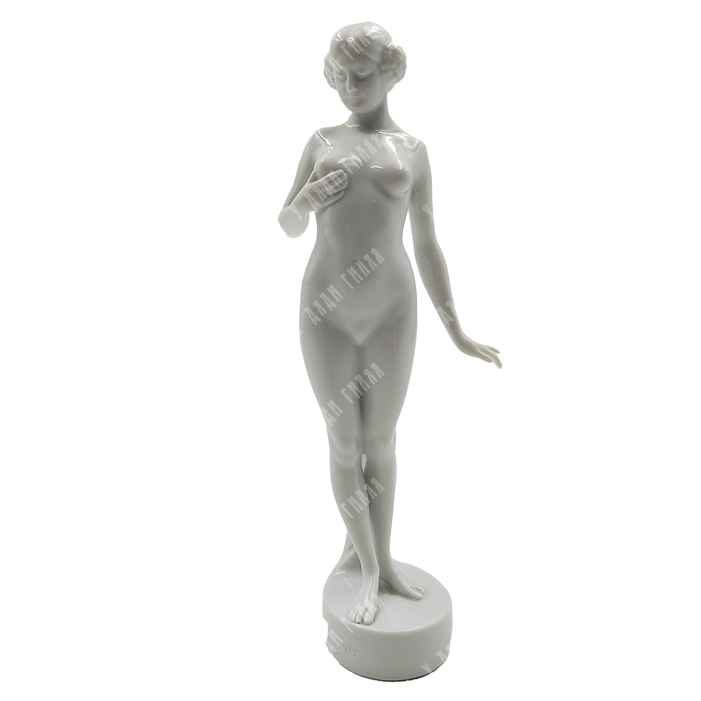 Фарфоровая статуэтка «Обнаженная». Авт. Юджин Вагнер. Volkstedt (Волкстед), Тюрингия, 1910-е гг.