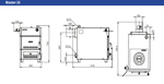 Отопительный котел Zota Master 25 кВт