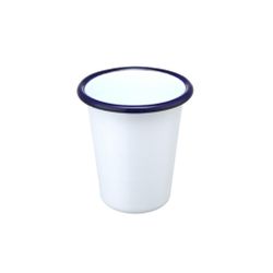 Чашка 450 мл без ручки d 9,3 cм h12,2 см Blue Rim эмалированая сталь SUNNEX [1]