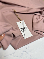 Костюмно-плательный однотонный джерси (ACNE STUDIOS, 70%вискоза/25%нейлон/5%эластан, Пыльная роза лета, 146, 320 гр/м2)