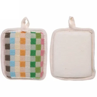 Мочалка для лица и тела «Ultramarine - Маскота», мягкая, цвет микс, 9*14см