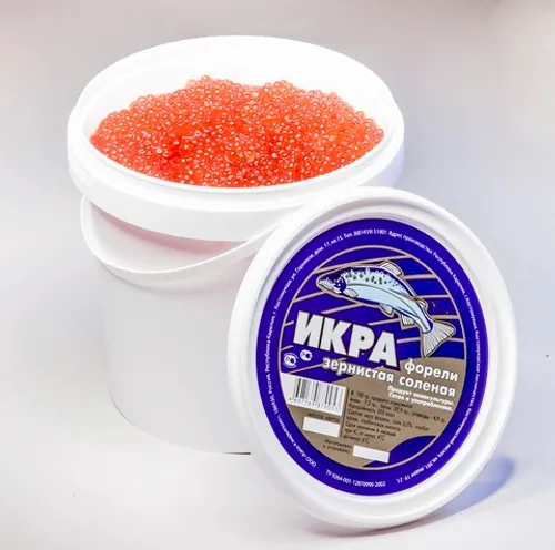 Икра Форели  1,1 кг Карелия ( Кала я Марьяпоят) 2024 г
