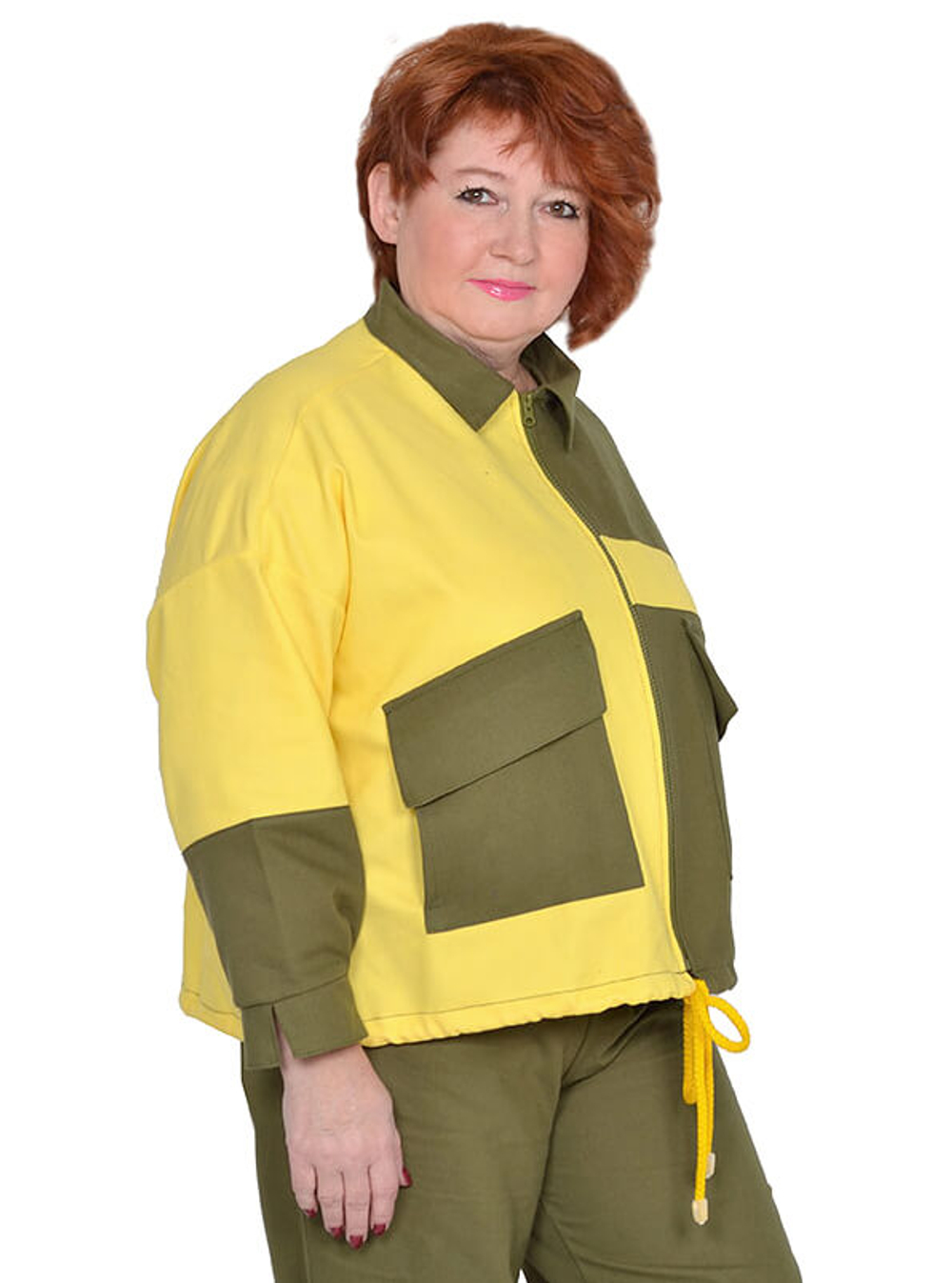 Ветровка джинсовая комбинированная