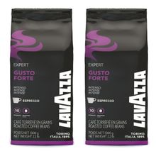 Кофе в зернах Lavazza Gusto Forte 1 кг, 2 шт