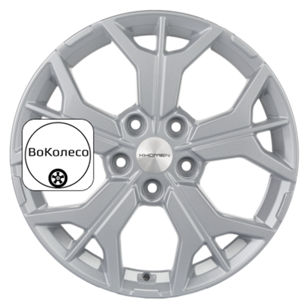 7x17/5x114,3 ET50 D67,1 KHW1715 (Seltos) F-Silver Khomen Wheels