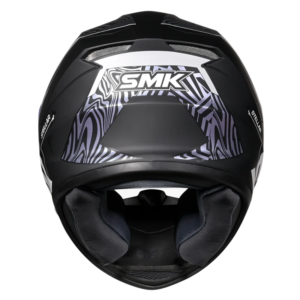 Шлем SMK STELLAR FURY, цвет черный/серый, матовый (L)