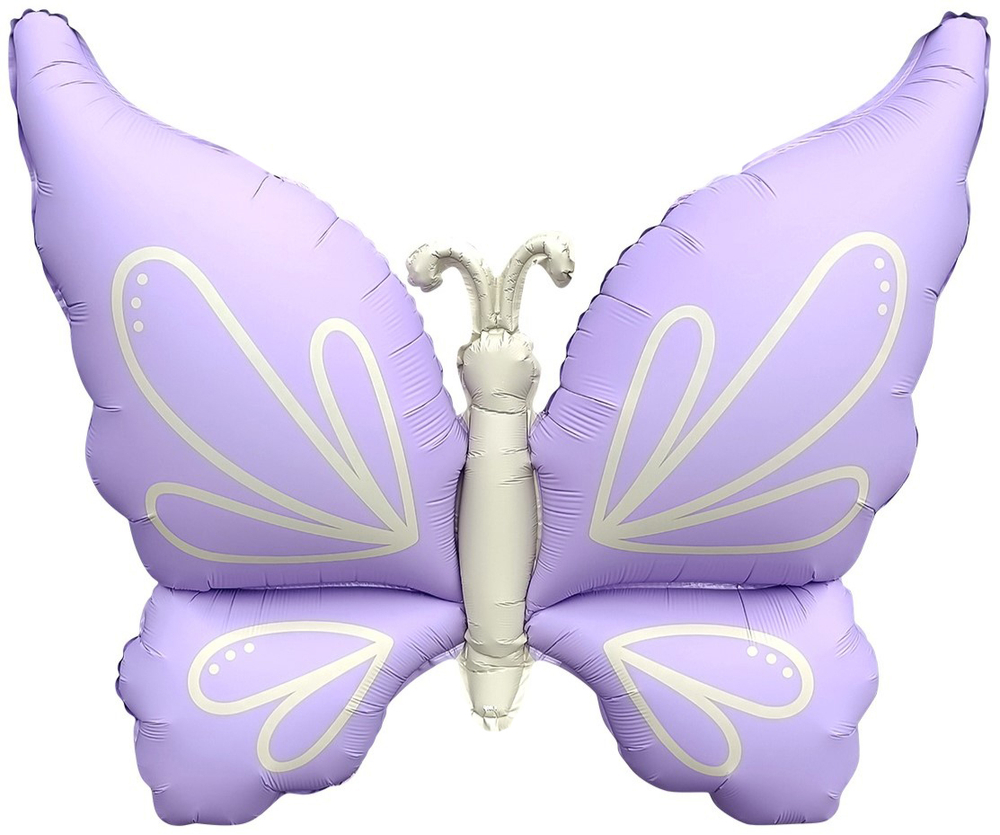 К Фигура Нежная бабочка Сиреневый Сатин (37''/94 см)