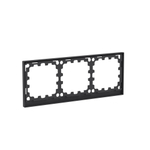 Рамка на 3 поста, KANT, черный уголь