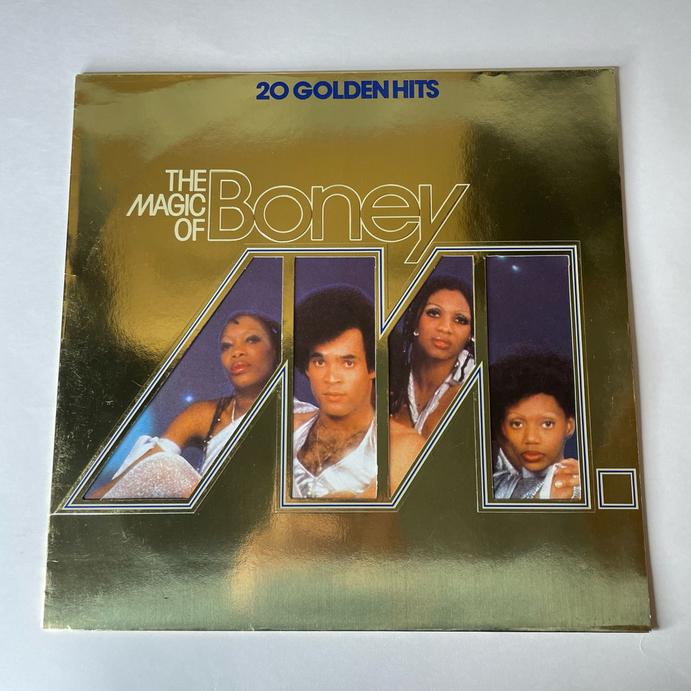 Винтажная виниловая пластинка LP Boney M. Бони М, The Magic Of Boney M. 20 Golden Hits (Германия 1980) Daddy Cool