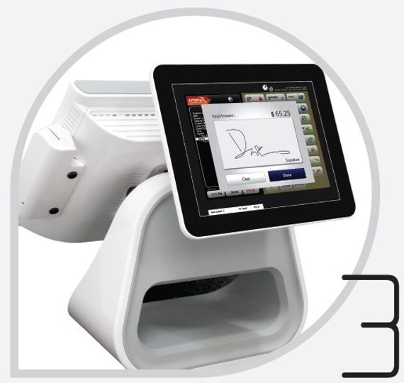 Сенсорный моноблок POScenter POS500 (15&quot;, P-CAP, J1900 2.0GHz; 4GbRAM; 128GbSSD; MSR) Windows 10 IoT Entry