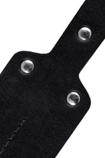 Черный кожаный пэддл - 32 см. (Цвет: черный)