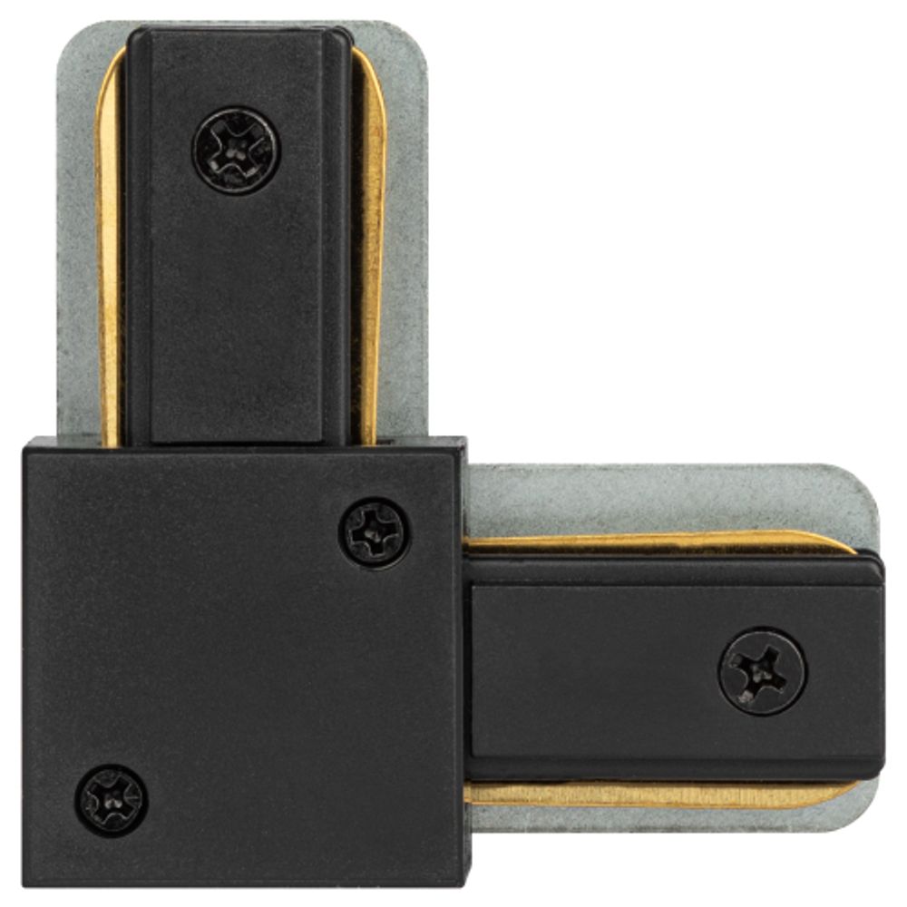 Коннектор питания ЭРА TR-1PA-LС BK для однофазного шинопровода угловой черный