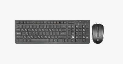 Комплект Клавиатура и мышь беспроводной Defender COLUMBIA C-775 Black
