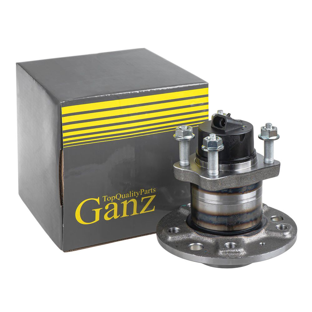 Ступица задняя в сборе L R (с ABS, 5 болтов) OPEL ASTRA G/VECTRA A/B 95-05 GANZ GIM03127